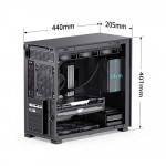 Vỏ Case Jonsbo D41 MESH SC Black ( Mid Tower/ Màu Đen/ Màn Hình Phụ 8 Inch)