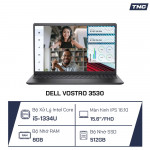 Laptop Dell Vostro 3530 Core i5-1334U/ 512GB SSD/ 8GB RAM/ 15.6 Inch FHD/ Màu Đen/ Nhập Khẩu