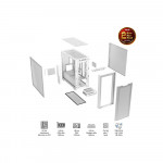 Vỏ Case Asus A21 White (M-ATX/ Màu Trắng/ Không Kèm Fan)